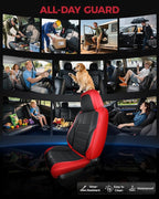 FREESOO Red Black Front Car Seat Covers - Image 4
