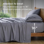 Bedsure Queen Sheet Set, Cooling Sheets - Image 4