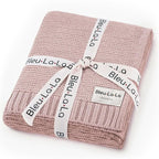 Heritage Knit Organic Receiving Swaddle Blanket by BleuLaLa