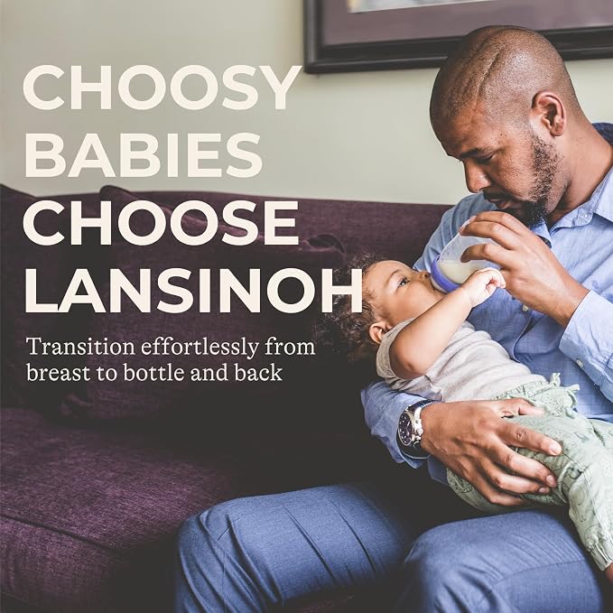 Lansinoh NaturalWave Baby Bottle Nipples, Medium Flow, Size M, 3+ Months - Image 8