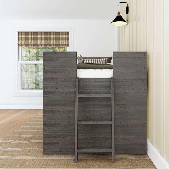 Max & Lily Modern Farmhouse Twin Low Loft Bed - Image 7