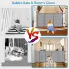 Upgrade 120 inch Retractable Baby Gates, EZIGO Extra Wide Baby Gate - Image 4