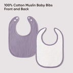 100% Cotton Muslin Baby Bibs 10-Pack Baby Drool Bibs - Image 6