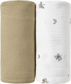 JELLYMONI Muslin Swaddle Blankets by JELLYMONI