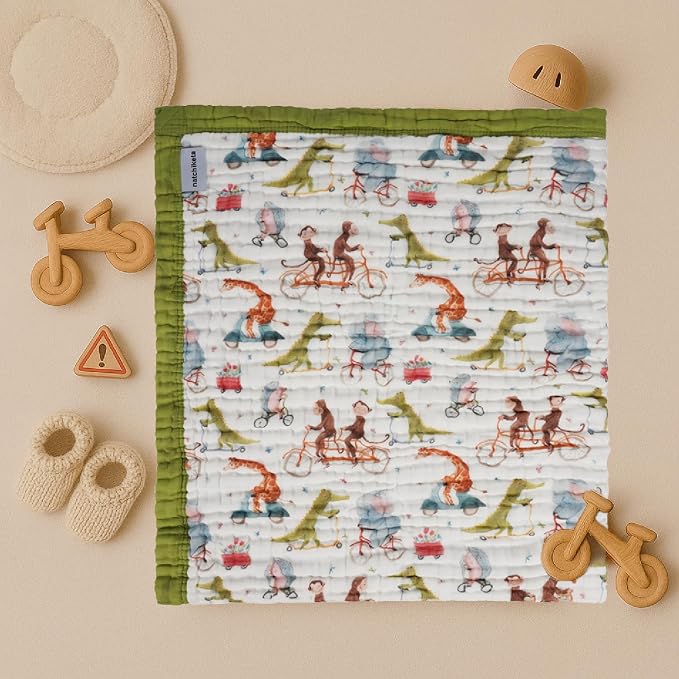 Organic Cotton Muslin Baby Blanket - Image 2