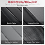 FREESOO Black Gray Front Car Seat Covers - Image 8