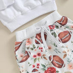 3Pcs Baby Girl Outfits Daisy Sweatshirt + Pants + Headband Infant Fall Winter - Image 4