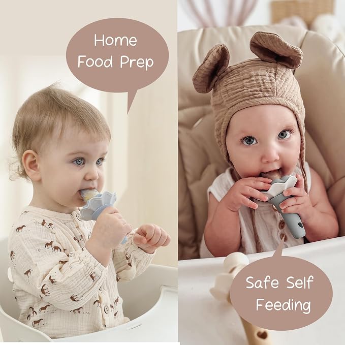 Moonkie Baby Fruit Feeder, BPA Free Silicone Food Feeder - Image 3