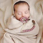 Organic Pointelle Receiving Swaddle Blanket - Image 7