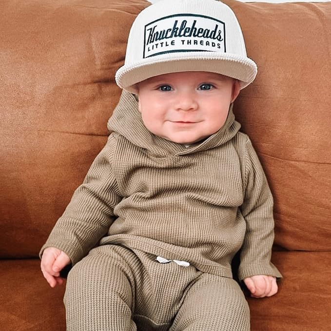 Baby Hats - Baseball Hat, Newborn Youth Flat Brim Mesh Trucker Surf Skate Bubba - Image 5
