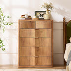 LEYAOYAO Fluted 6 Drawers Dresser - Image 5