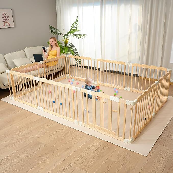 Playpen Large Foldable Play Pen - Image 8