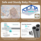 Baby Playpen, Large Play Pen for Babies and Toddlers - Image 5