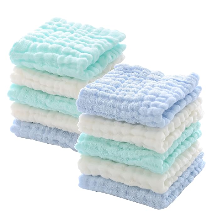 MUKIN Muslin Washcloths by MUKIN