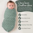 Itzy Ritzy Breastfeeding Boss Multi-Use Cover – A Nursing Cover, Car Seat Cover - Image 3
