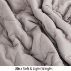 NTBAY Down Alternative Oversized Toddler Comforter, Super Soft and Warm Solid - Image 4