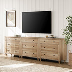 WAMPAT Oak Dresser for Bedroom - Image 4