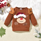HINTINA Infant Baby Girl Knit Pullover Long Sleeve Sweater Outfits Fall Winter - Image 5
