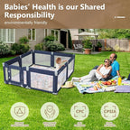 Baby Playpen, Large Play Pen for Babies and Toddlers - Image 6