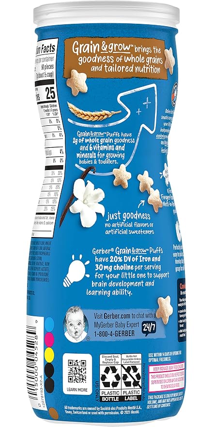 Gerber Baby Snacks Puffs - Image 4