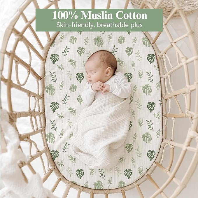 3 Pack Muslin Changing Pad Covers - Image 5