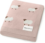 Luxury Knit Baby Receiving Blanket by BleuLaLa