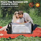Diaper Bag Backpack, Large Waterproof Lightweight Diaper Bag - Image 4