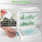 Baby Bottle Drying Rack for 6 Bottles, Vertical Cup Drying Holder, Space Saving - Image 4