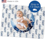 MDPrints Star Personalized Baby Blankets - Image 2