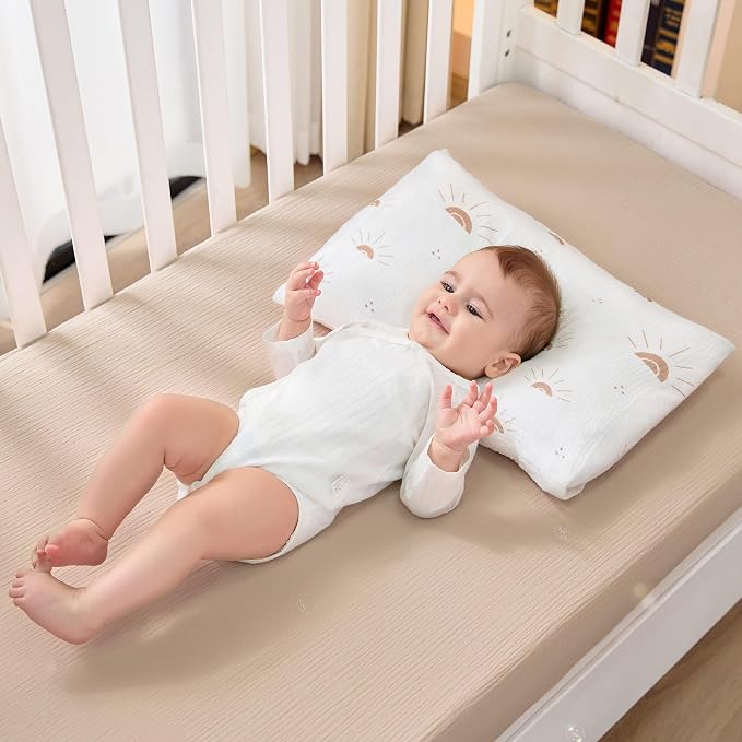 JELLYMONI 2 Pack Muslin Toddler Pillowcase - Image 6