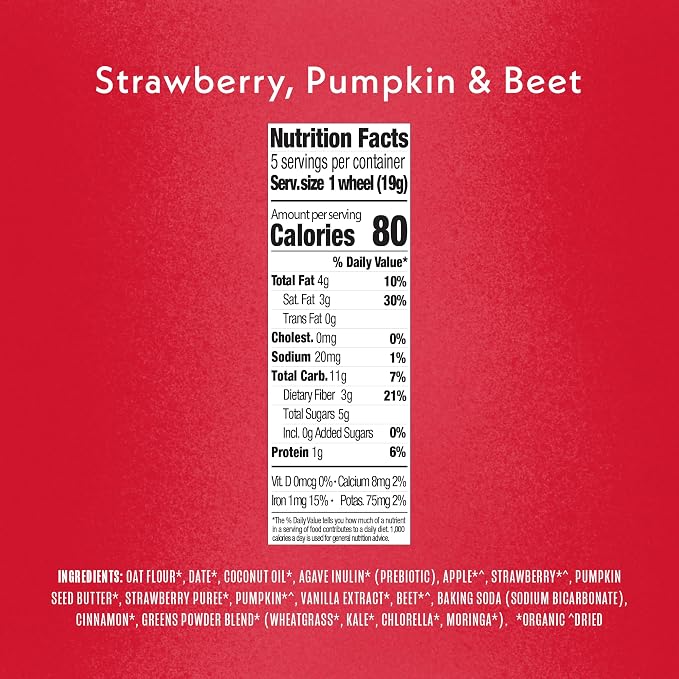 Once Upon A Farm Organic Toddler Soft Baked Bar, Strawberry, Pumpkin and Beet - Image 2
