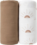 JELLYMONI Muslin Swaddle Blankets by JELLYMONI