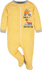 Gerber Baby Boys 4 Pack Sleep 'N Play Footie - Image 2