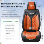 Coverado Car Seat Covers Full Set, Automotive Seat Covers Car Seat Protector - Image 6