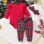 Aalizzwell Preemie Newborn Infant Baby Girls Clothes Ribbed Romper Bodysuit - Image 4