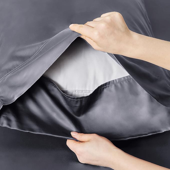 Bedsure Queen Sheet Set, Cooling Sheets - Image 7