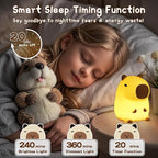 Cute Capybara Night Light, LED Squishy Novelty Animal Night Lamp, 2 Levels - Image 5