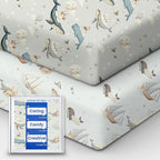 Premium Fitted Baby Boy Crib Sheets by TotBasic%7CRedesigntheBasic