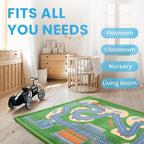 1.3" Thick Educational Baby Floor Play Mat 79x158, Basic Padded Memory Foam - Image 3