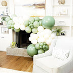 90pack Sage Green Balloons Different Size 18/12/10/5 Inch Olive Green Balloon - Image 8