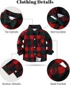nilikastta Toddler Boy Outfit Boy Suit Boy Dress Shirt - Image 4
