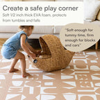 Lillefolk Baby Play Mat for Floor – 6x8ft Terracotta | Soft Non Toxic Premium - Image 7