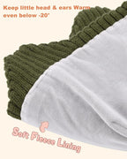 Baby Beanie Fleece Lined Toddler Winter Hat - Image 3