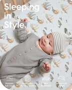 Graco Pack and Play Sheets Fitted, TotBasic Ultra Soft Mini Crib Sheets Boy - Image 2