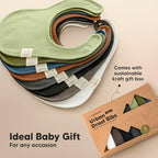 KeaBabies 8-Pack Organic Baby Bibs - Image 9