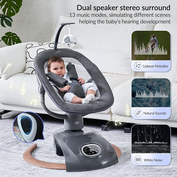 Electric Baby Swing for Infants - Image 6