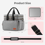 Breast Pump Bag Fits for Spectra S1 and S2, Double Deck Pumping Bag - Image 4