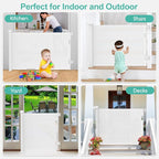 55 inch Retractable Baby Gates, EZIGO Extra Wide Baby Gate - Image 7