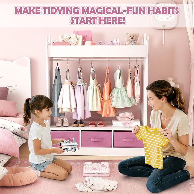 JOYLDIAS Kids Dress Up Storage - Image 9
