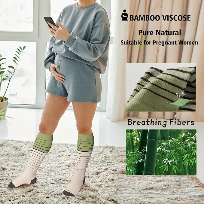 LEVSOX Viscose Made from Bamboo Compression Socks - Image 4